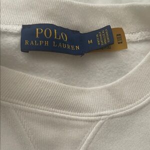 Polo by Ralph Lauren White Sweatshirt with Colorful Logo